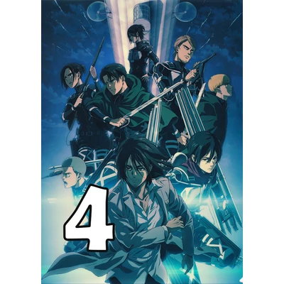Attack on Titan poszterek 8 féle