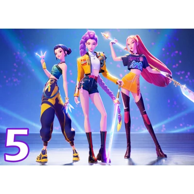 Kpop Demon Hunters poszterek