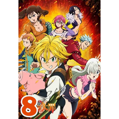 The Seven Deadly Sins XL poszterek