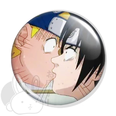 Naruto és Sasuke kitűző