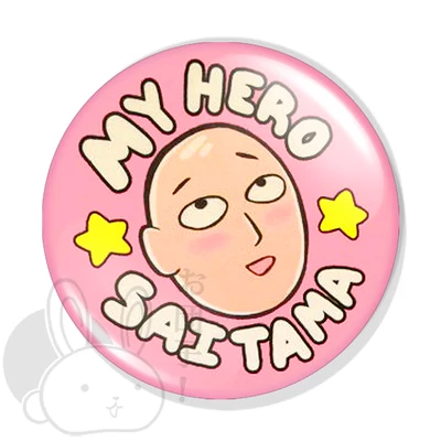 My Hero Saitama kitűző