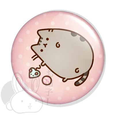 Pusheen cica kitűző 1
