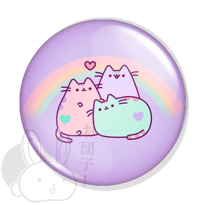 Pusheen cica kitűző 3 