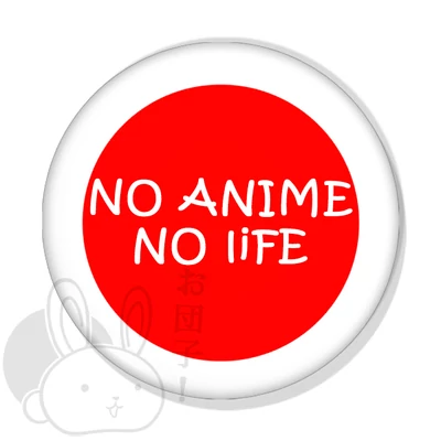 No Anime No Life kitűző 1 