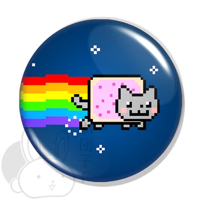 Nyancat kitűző 2 