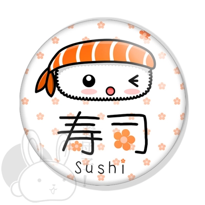 Sushi kitűző 1 
