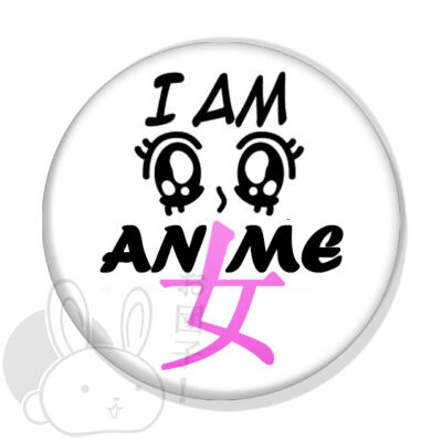 I am anime girl kitűző 1 