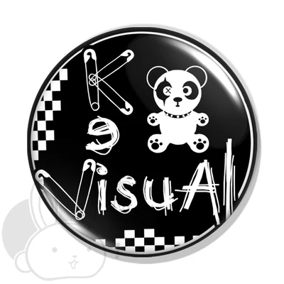 Visual kei kitűző 2 