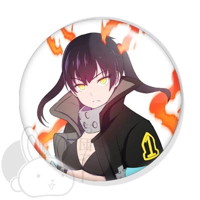 Fire Force kitűző 1