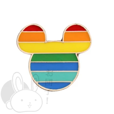 Pride jelvények –szivárványos fém kitűző