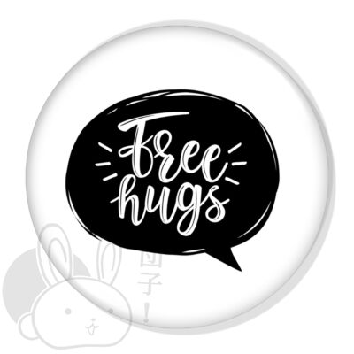 Free Hugs XL kitűző 3