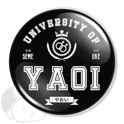 Yaoi University XL kitűző