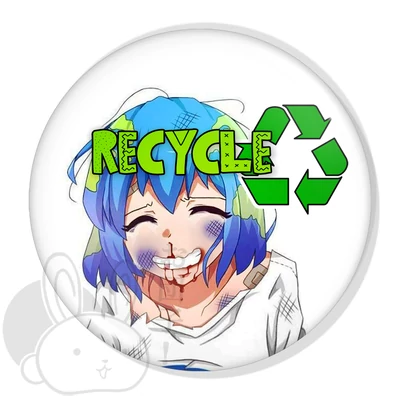 Recycle kitűző