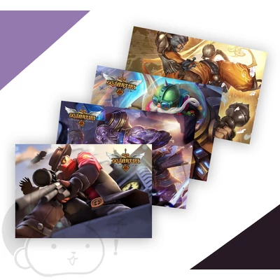 League of Legends poszterek – animés ajándék