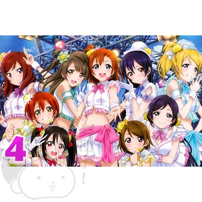 Love Live XL poszterek