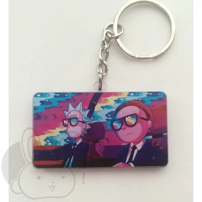 Rick és Morty kulcstartó